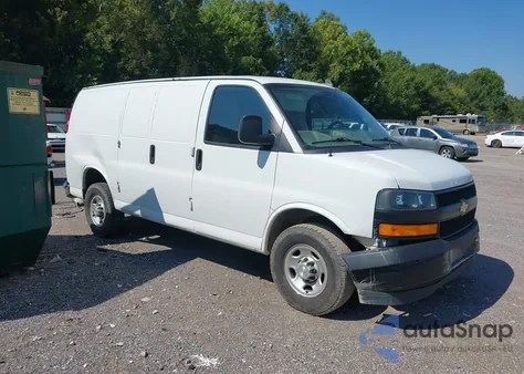 2019 Chevrolet Express 2500 Work Van из США, поврежденный, VIN 1GCWGAFG3K1216616